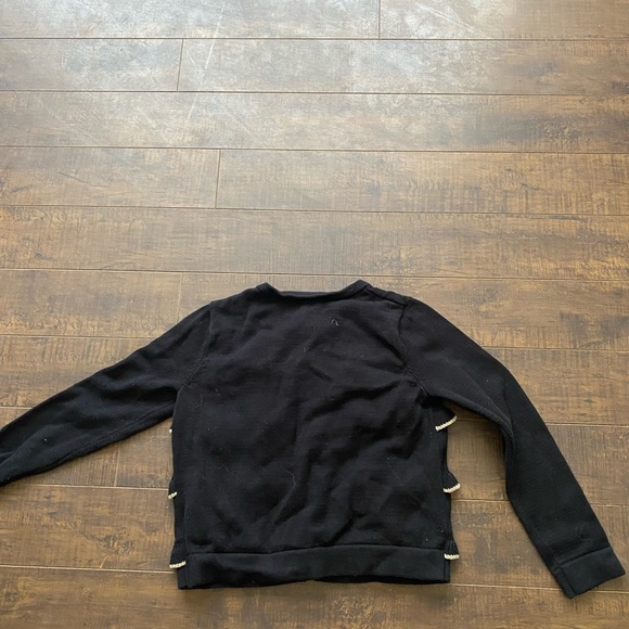 Kate Spade black sweater with Cream Ruffles - Picture 7 of 7